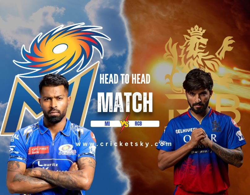 Stats & Insights MI vs RCB Head to Head in Wankhede Stadium